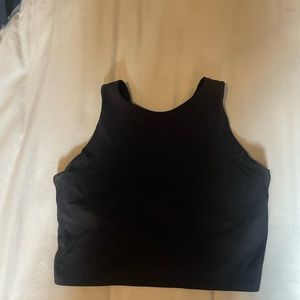 black avia workout top
